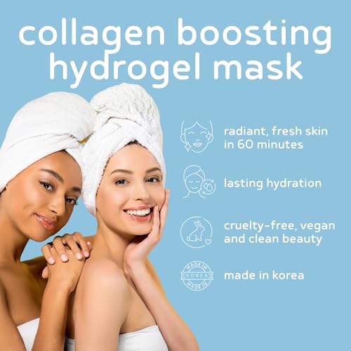 Hydrogel Face Mask for Glass Skin Overnight Treatment - 5 Pack