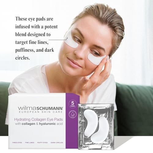 Wilma Schumann Collagen Under Eye Patches 5 Pack for Dark Circles & Puffiness