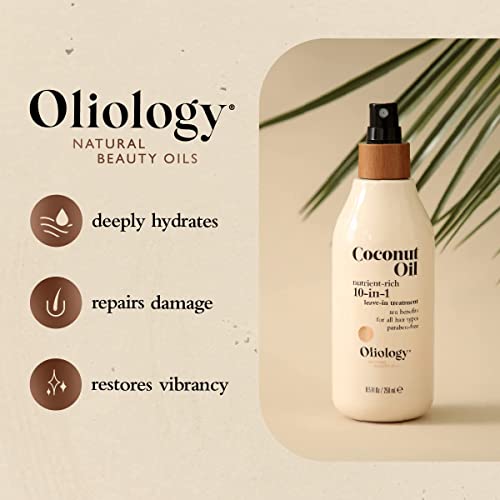 Oliology Coconut Oil 10-in-1 Hair Treatment Spray - 8.5 oz Pack of 2
