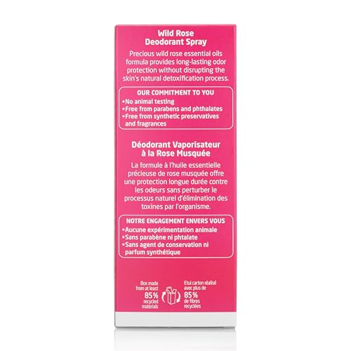 Weleda Wild Rose 24H Deodorant Spray Pack of 2 - Natural Floral Freshness