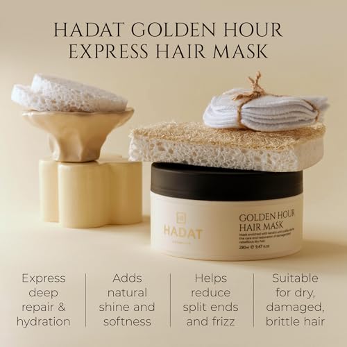 Professional Hair Mask for Dry Damaged Hair with Pearl Powder - Hydrating Nourishing Treatment