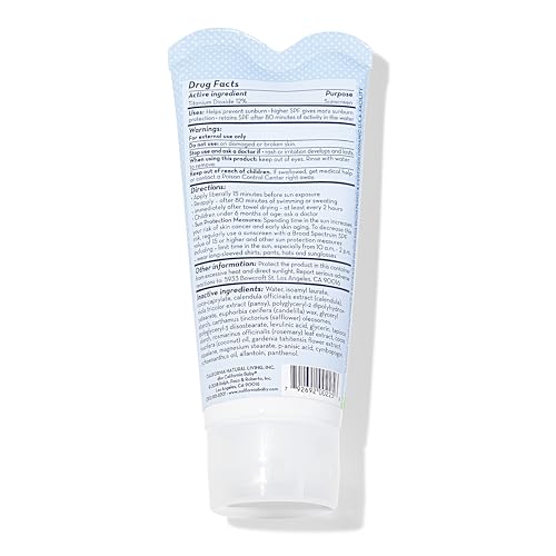 California Baby SPF 30+ Mineral Sunscreen for Babies - Floral Scent, Travel Size 82g