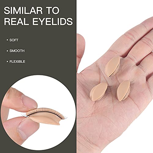 Pretty memory Lash Mannequin Head with 2 Pairs of Removable Practice Eyelids, Realistic Eyelash Mannequin Head, Soft-Touch Lash Extension Supplies for Practice