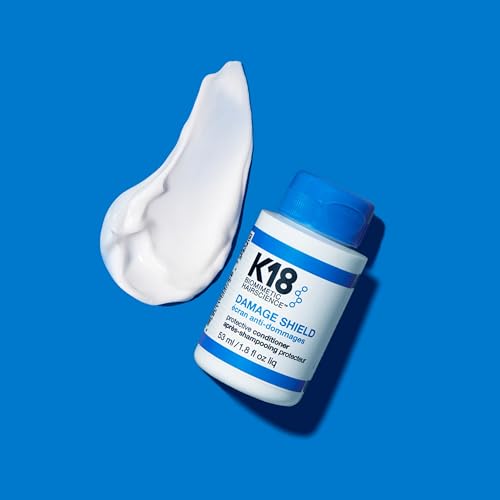 K18 Damage Shield Shampoo & Conditioner Set - Smoothing & Hair Repair, 1.8 Fl Oz x2