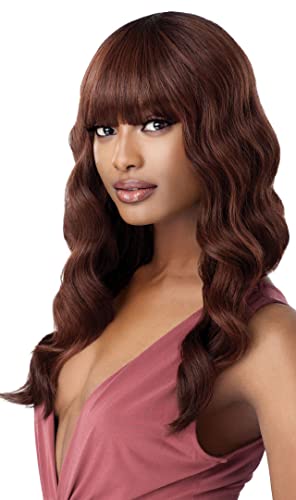 Wigpop Synthetic Wavy Medium Long Wig - Layered, Heat-Resistant Fiber