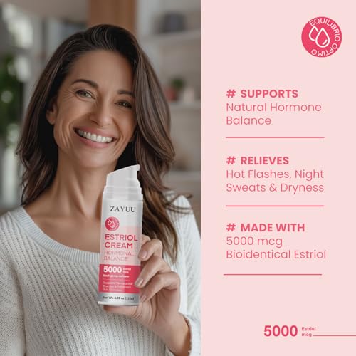 Radiance & Balance Skincare Duo for Mature Skin: Vitamin C Face Serum + Botanical Estriol Cream ? Hydrating, Firming & Age-Defying Skincare Set for Women