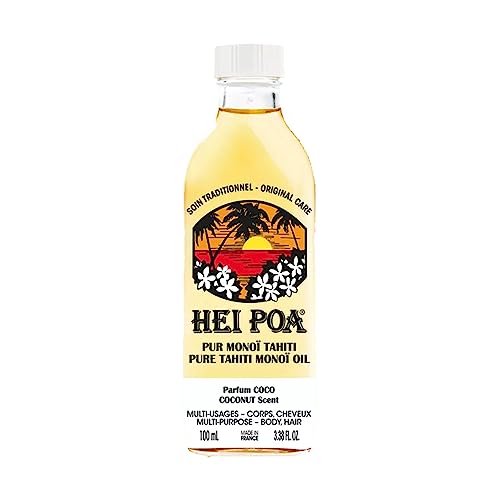 Monoi Oil Coconut 100ml - Traditional Tahiti Nourishing Body & Hair Oil