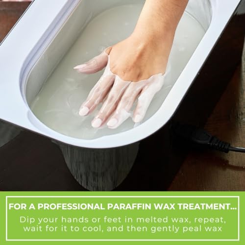 Peppermint Paraffin Wax Refill Kit for Hand & Foot Spa - 6lb - Relax & Moisturize