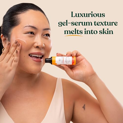 Vitamin C Face Serum for Brightening & Smoothing – 30ml, Vegan, All Skin Types