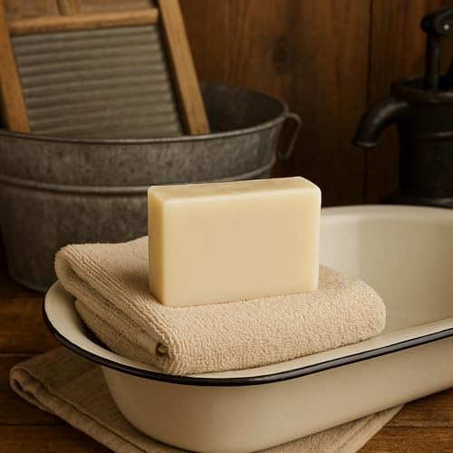 Organic Handmade Lye Soap Bar 3-Pack - Natural Face & Body Cleanser