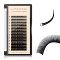 Classic Volume Lash Extension, 0.15 CC Curl 8-15mm Mixed Eyelash Extension Lash Trays, Super Matt Black Individual Lash Extensions for Professional Salon Use