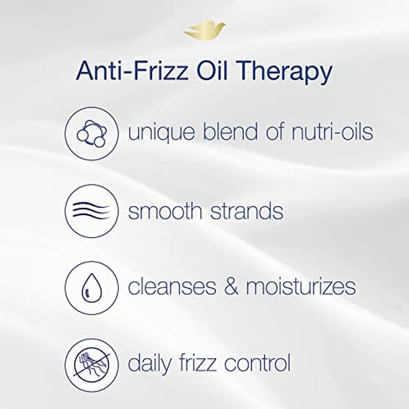 Dove Nutritive Solutions Shampoo, Anti-Frizz Oil Therapy 20.4 Fl oz