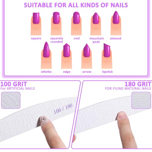 SOUJAP 2400Pcs 4.5 Inch Orange Wood Nail Sticks, Double Sided Wood Cuticle Pusher Tool, Wooden Cuticle Sticks for Manicure, Pedicure