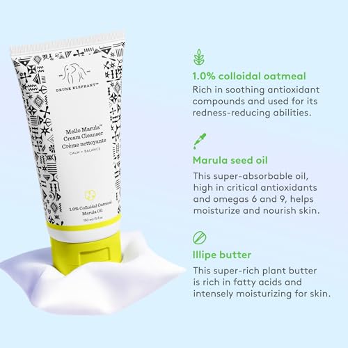 Mello Marula Cream Cleanser by Drunk Elephant for Unisex - 5 oz Cleanser
