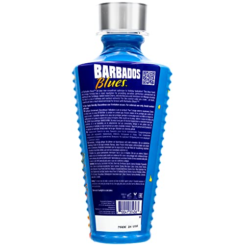 Tanovations Barbados Blues Tanning Lotion - Caribbean Color Creator Skin Quenching Island Cherry, Blissful Banana & Moisturizing Mango Coastal Extracts Blue Hued for a Beach Bronzed Glow - 11 oz.