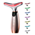 Facial Massager, 7 Colors Red Light Therapy for Face and Neck, Face Lift Device with 113¡ÆF Heating Vibration for Multi Skin Care