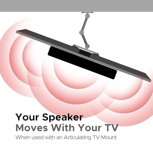 Sound Bass Under TV Mount for Bose Soundbars - Black, Invisible Fit