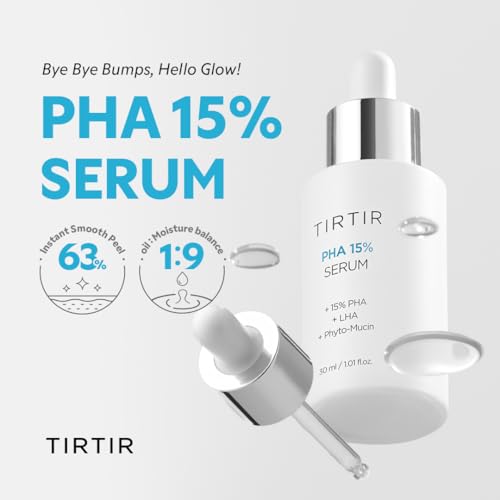 Hydrating PHA 15% Exfoliating Serum for Sensitive Skin - Gentle Water Peel, Radiance Boost
