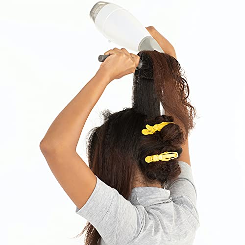 Self-Grip Hair Rollers & Clips Kit for Volume and Styling - 16 Rollers, 6 Clips