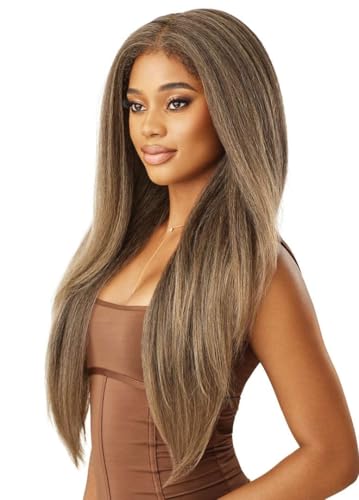 Outre Melted Hairline Kinky Soft Edges - Jet Black 1 - Pre-Plucked Lace Wig