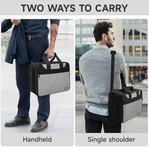 Large Tattoo Supplies Organizer Case with Transparent Pockets for Travel & Studio