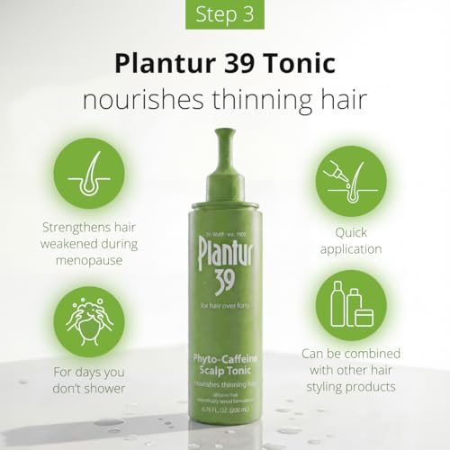 Plantur 39 Phyto-Caffeine Hair Care Kit for Fine & Brittle Hair - 3 Piece Set
