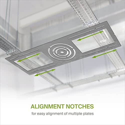 ASD 24 Pack New Construction Mounting Plate for 3/4/6 Inch LED Recessed Lights - Symmetric Design