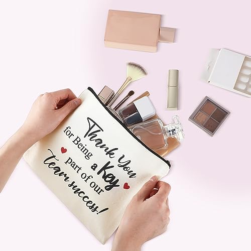 24 Pack Employee Appreciation Gifts Cosmetic Makeup Bags for Coworkers