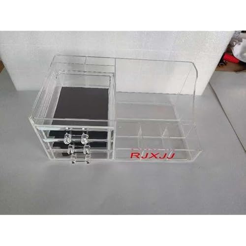 Transparent Acrylic Cosmetic Makeup And Jewelry Storage Box -Storage Plastic Cases -Great For Bathroom