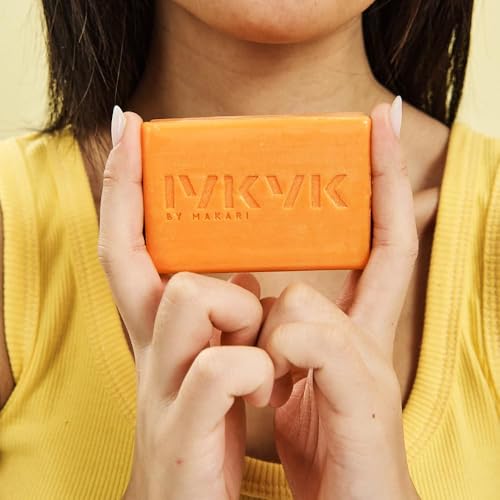 Makari Vitamin C & Turmeric Facial Cleansing Bar 2 Pack (3.15 oz) – Fragrance-Free, with Shea Butter