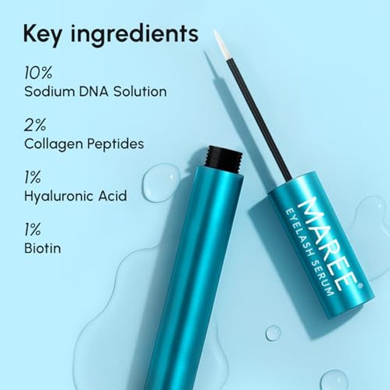 MAREE Eyelash Serum To Grow Lashes & Brows ? Eye Lash Serum for Eyelash Growth Without Prostaglandin ? Rapid Enhancing Lash Growth Eyebrow Boost Oil ? S?rum De Pesta?as Suero Para Pesta?as Crecimiento