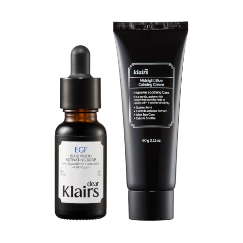 After Sun Care Set with Calming Blue Cream & Soothing Blue Drop