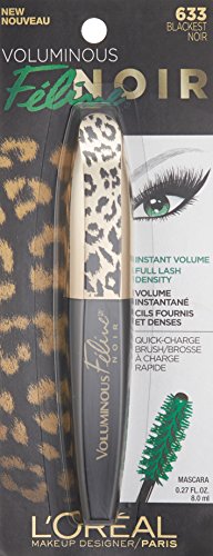 L'Oréal Paris Voluminous Feline Noir Washable Mascara - Blackest Noir 0.27 Fl Oz