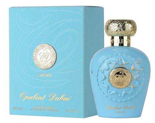 Lattafa Opulent Dubai Unisex Eau de Parfum 3.4 oz Citrus Floral Woody Fragrance