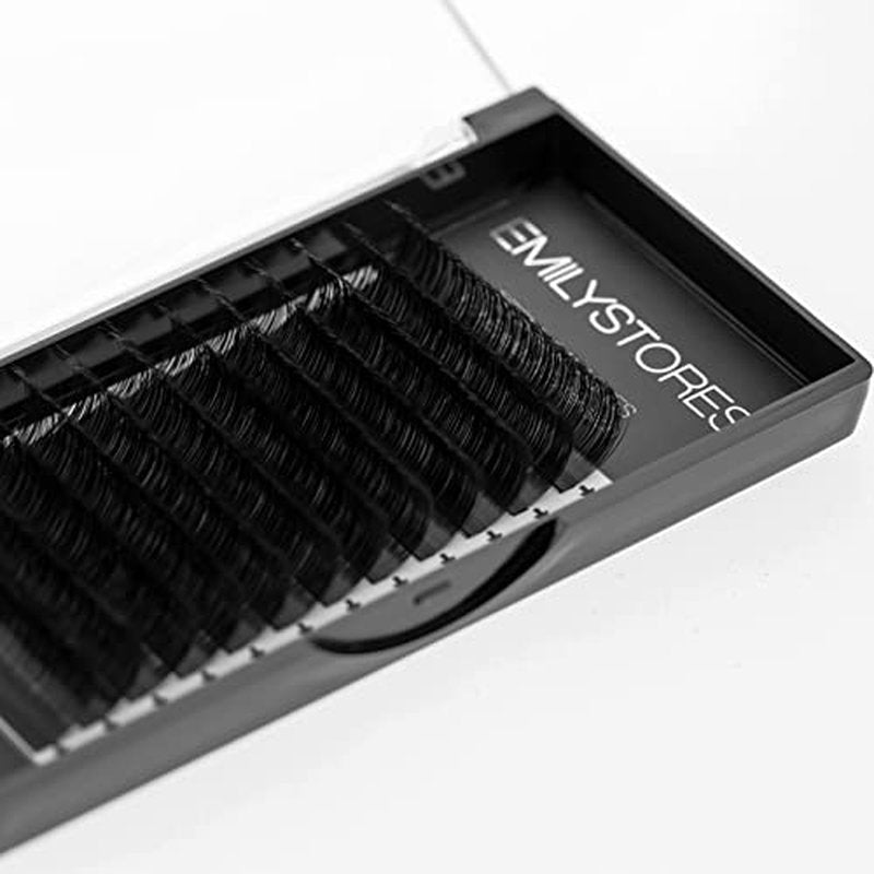 Eyelash Extensions 0.20mm Thickness D Curl Length 11mm Individual Eye Lashes Single Size For Lash Extension (0.20,D,11mm)