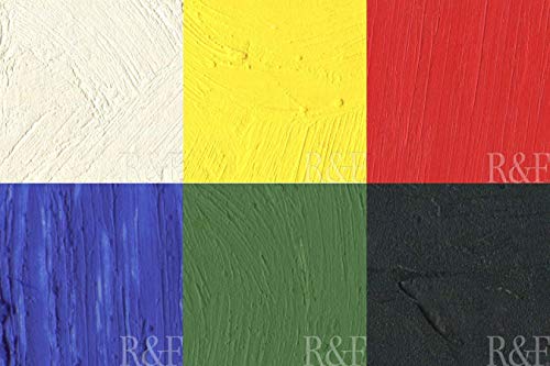 R&F Handmade Oil Pigment Stick Set - Opaque Artist Paints, 6x38ml