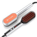 Plasma Ionic Hair Straightening Comb - Electric Heated Hair Brush, Frizz Control