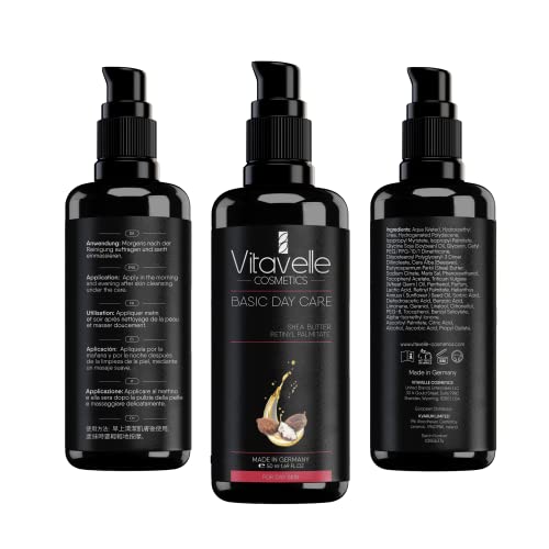 VITAVELLE Rich Face Cream for Dry Skin ? Nourishing Daily Moisturizer with Shea Butter (1.69 Fl Oz)