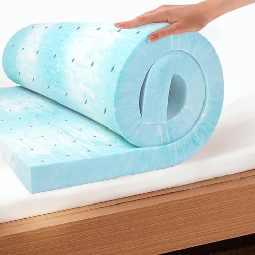 3 Inch Gel Memory Foam Mattress Topper California King Pressure Relief