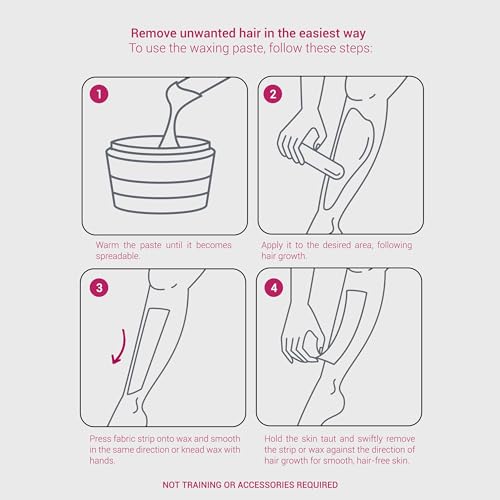 Depil Bella Brazilian Sugar Wax - 45.86 oz Organic Hair Removal Wax for All Skin Types