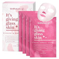 Hydrogel Collagen Sleep Mask with Hyaluronic Acid for Deep Hydration & Glass Skin - Pack of 4