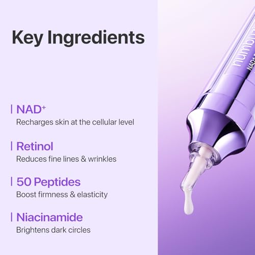 numbuzin No.9 NAD+ Eye Wrinkle Care Set | Peptides, Niacinamide | Puffy Eye Bags, Dark Circles, Firming | korean skin care