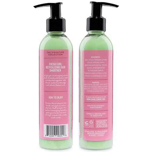 Revitalizing Hair Curl Cream & Detangler, 8 Fl Oz - 2 Pack, for Curly & Wavy Hair