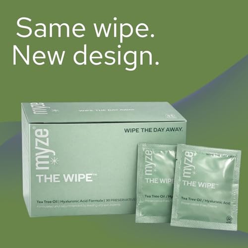 Sterile Eyelid Wipes for Daily Eye Hygiene, 30 Count