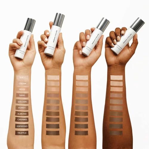 RODAN + FIELDS Radiant Defense Perfecting Liquid SPF 30 - Sand, 50 mL, 4-in-1 Makeup & Skin Care Beauty Solution, Face Sunscreen, Moisturizer, Light Foundation