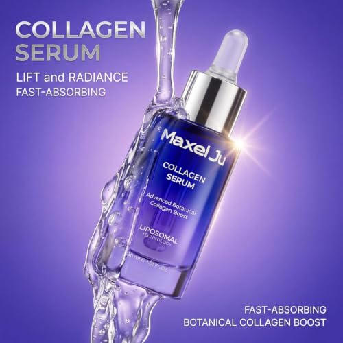 Liposomal Collagen Serum for Face with Peptides & Niacinamide - Anti-Aging Hydrating Treatment