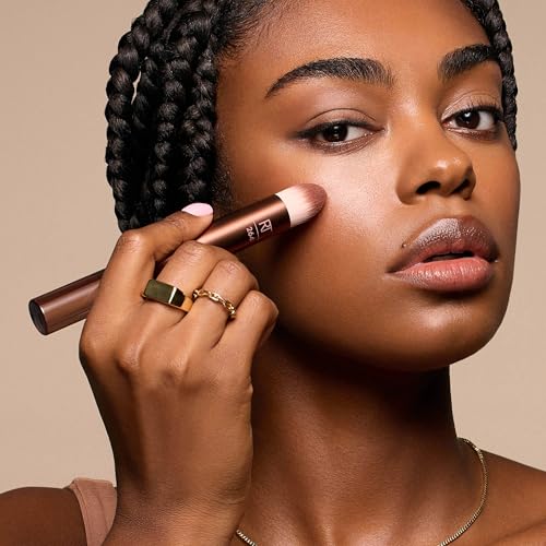 Real Techniques Makeupsaver Sponge + Brush Trio, Makeup Blending Sponge & Brushes For Liquid & Cream Foundation, Natural Finish & Reduces Makeup Waste, Cruelty & Latex-Free, 3 Piece Set