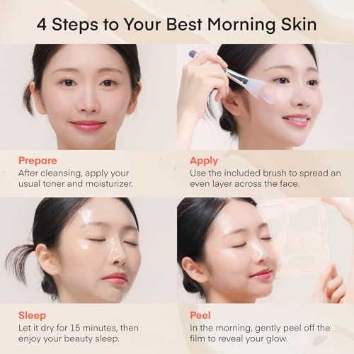 Collagen & PDRN Mask Duo - Night Wrapping Face Masks for Elasticity & Hydration - Terez & Honor