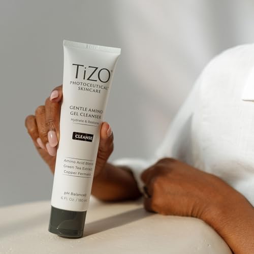 TIZO Gentle Amino Gel Facial Cleanser for All Skin Types - Hydrating & Nourishing