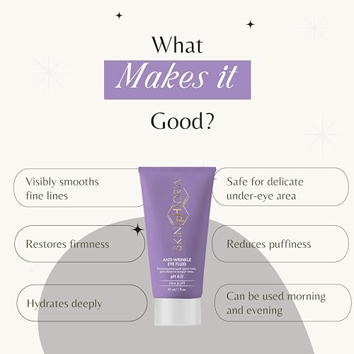 Anti-Aging Eye Cream Gel with Collagen, Squalane & Hyaluronic Acid - Brighten & Hydrate, Reduce Puffiness - 30ml